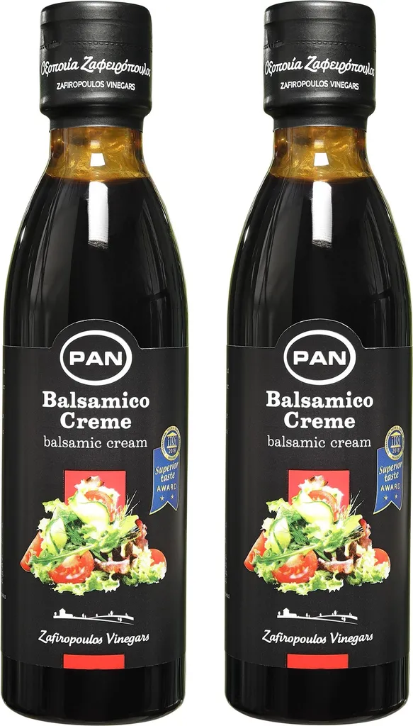 Premium Balsamic Cream | with natural sugar | Greek fruity balsamic cream | 2 x 250 ml
