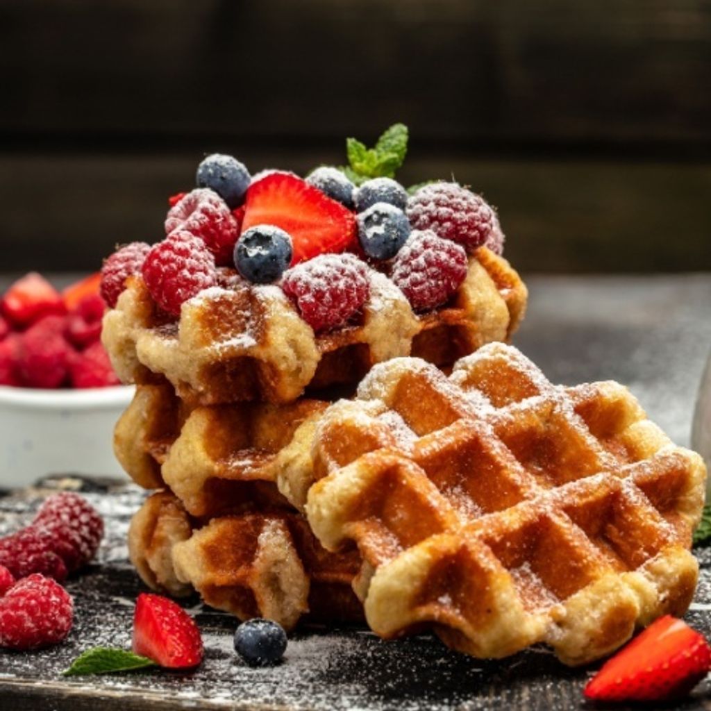 Premium Belgian Waffles Baking Mix 5 Kg resealable