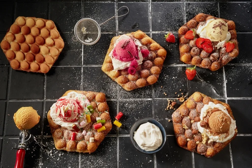 Premium Bubble Waffle Dough Baking Mix Egg Nugg 1 Kg