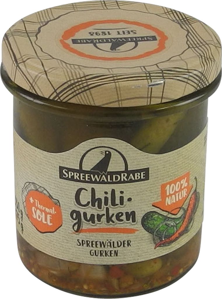 Premium chili pickles from Spreewald-Rabe (330 g)
