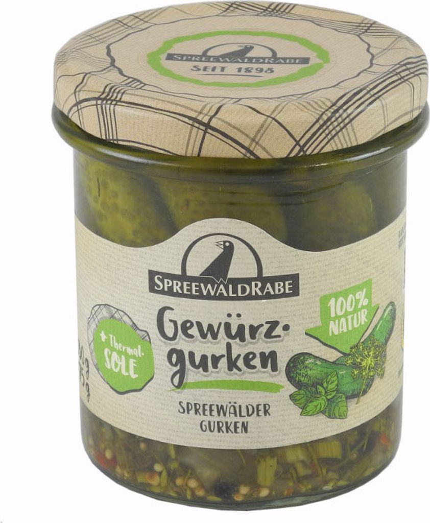Premium gherkins from Spreewald-Rabe (330 g)