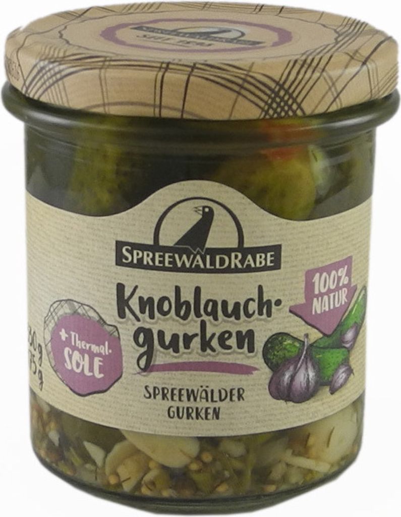 Premium garlic pickles from Spreewald-Rabe (330 g)