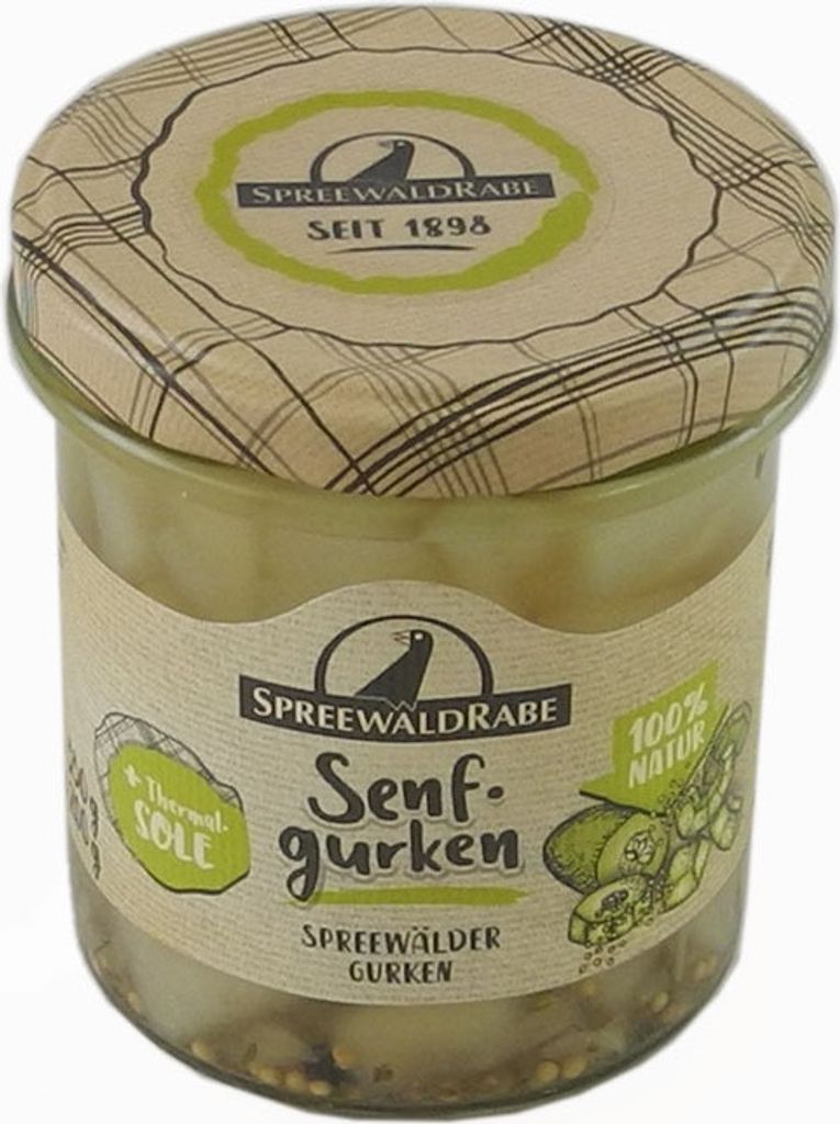Premium mustard pickles from Spreewald-Rabe (330 g)