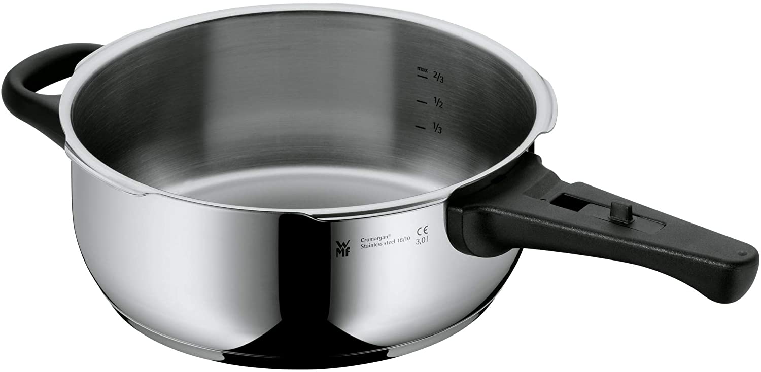 WMF Perfect Pressure Cooker Base 3L without Lid Ø 22 cm Inside Scale Cromargan® Stainless Steel Suitable for Induction Hobs