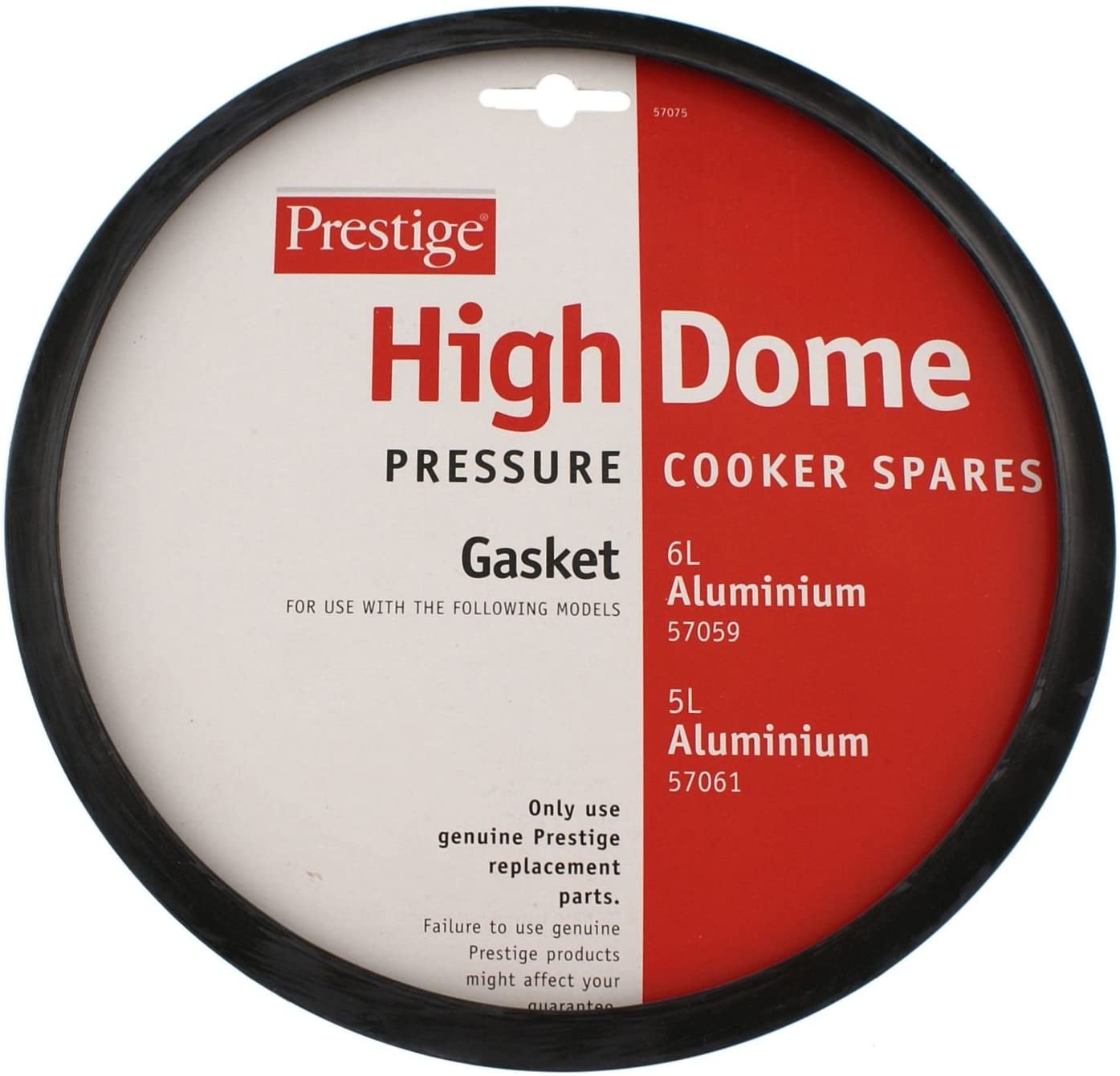 Prestige Pressure Cooker Spares High Dome Gasket