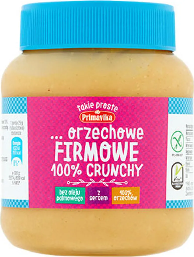 PRIMAVIKA Company Erdnussbutter 100 % KNUSPRIG 350 g