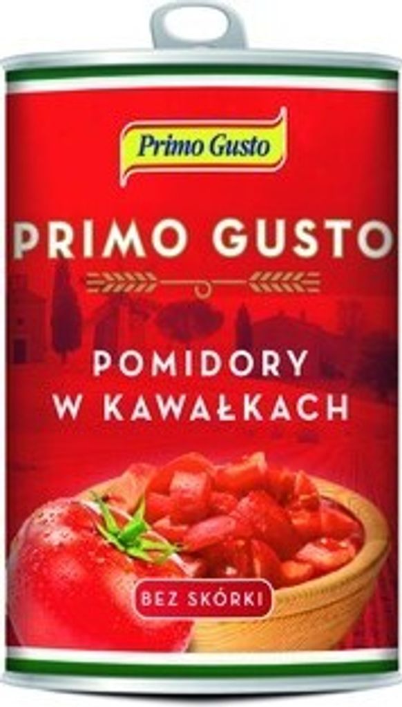 Primo Gusto cans of chopped tomatoes 400g