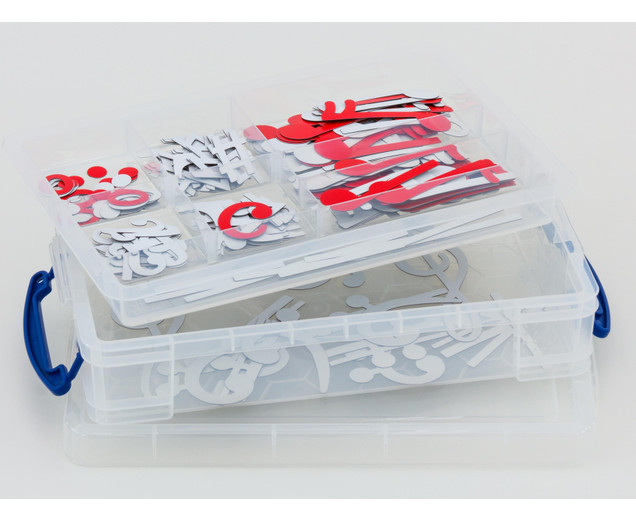 Magnetic Notation Set White Red