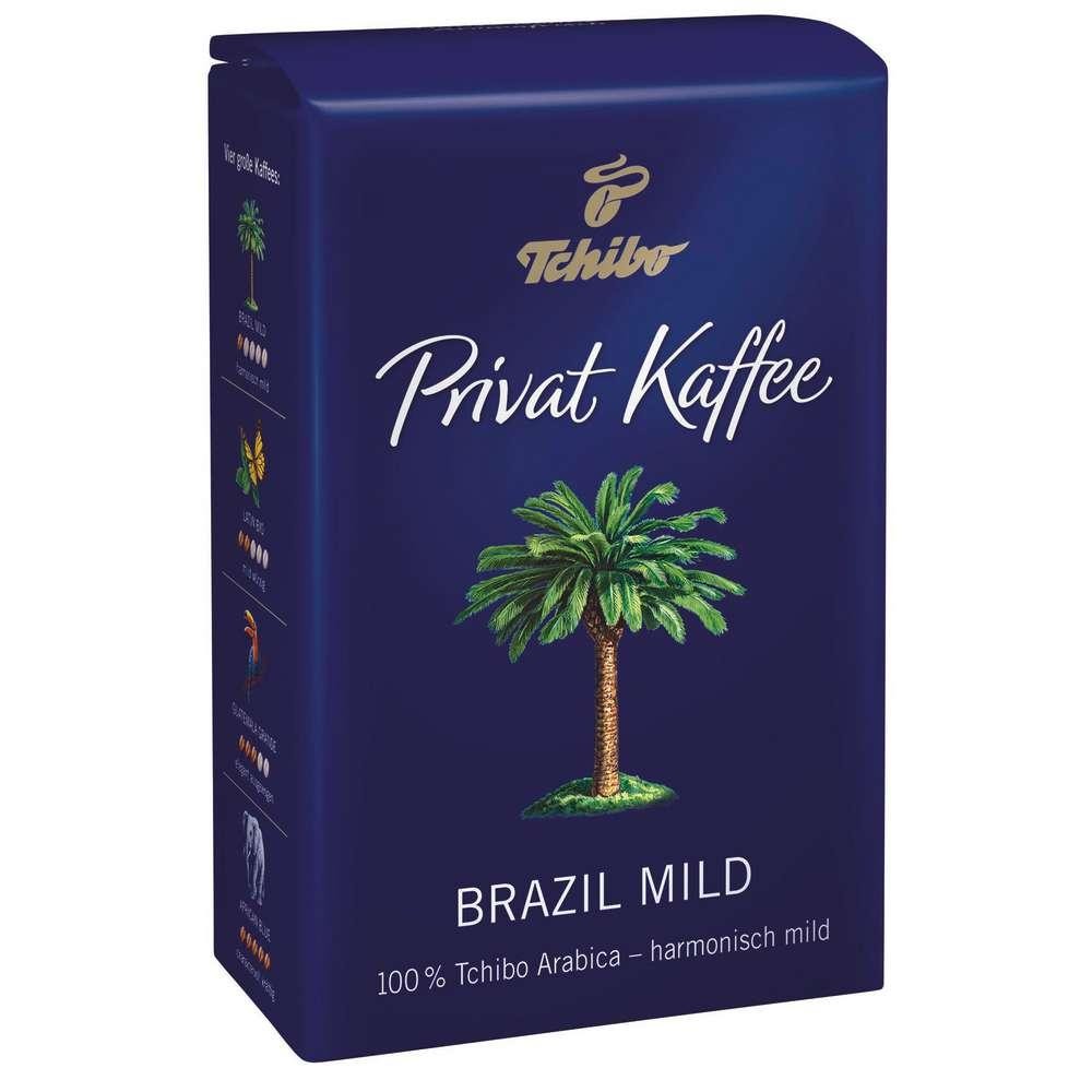 Private coffee Brazil mild, whole bean