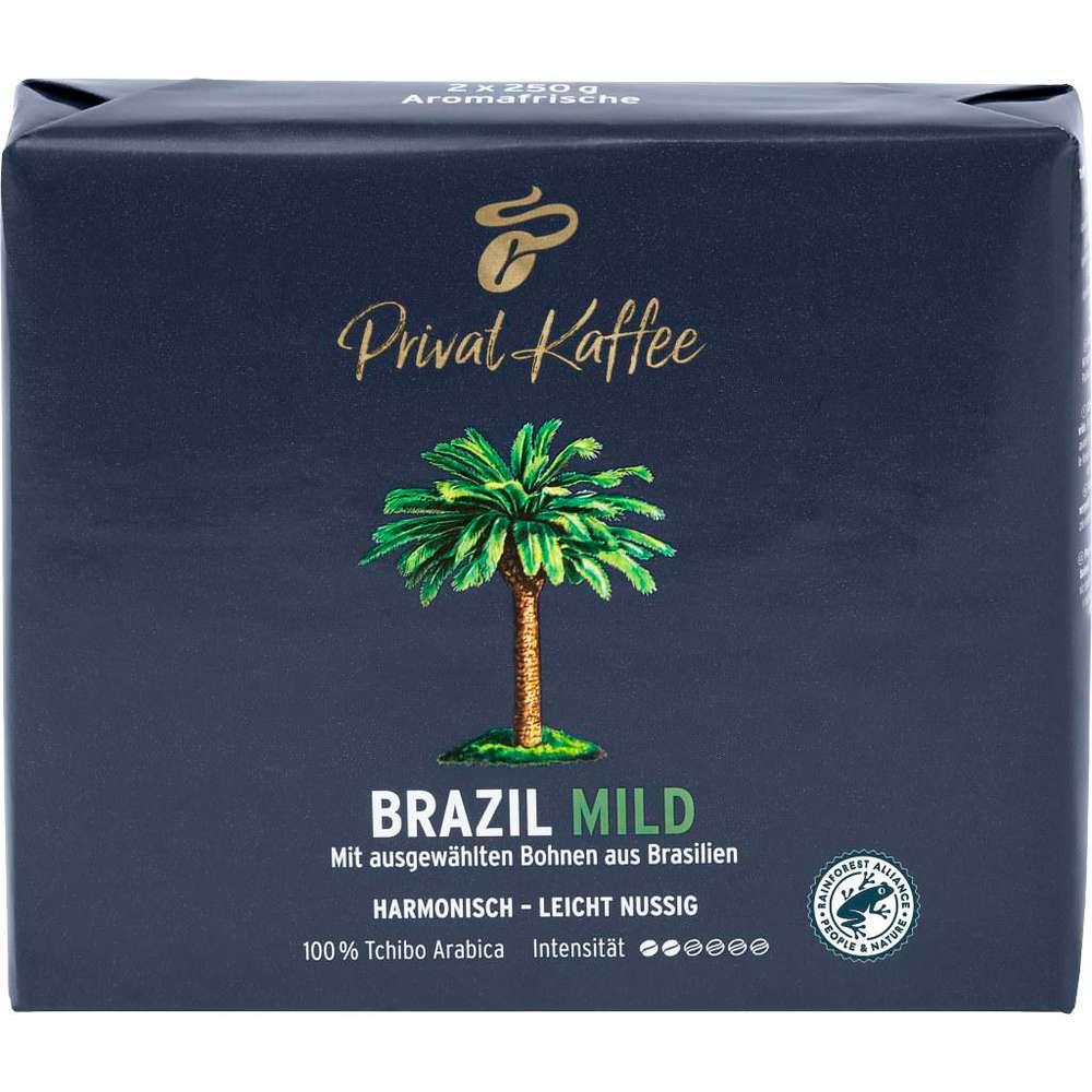 Private coffee Brazil mild, ground 2 x 250g