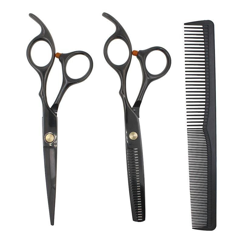 UNIQ PER hairdressing set with two scissors and a comb