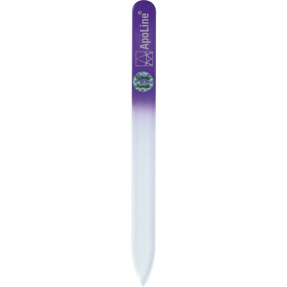 WEPA Apothekenbedarf Apoline Nail File Glass 9 cm Purple