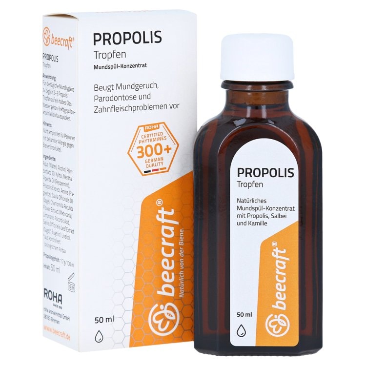Beecraft ® Propolis Drops Mouthwash Concentrate