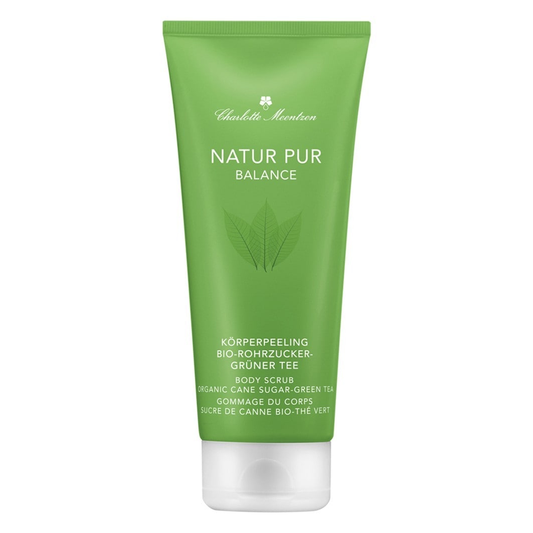 Charlotte Meentzen Pure Nature Balance Organic Cane Sugar Green Tea Body Scrub