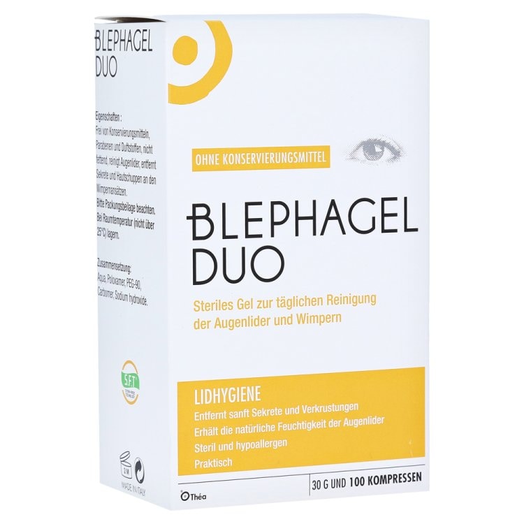 Thea Pharma Blephagel Duo 30 g+Pads