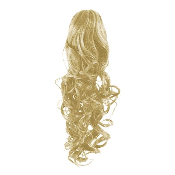 Fashiongirl Clip In Ponytail Hair Extension #613 Blonde - Curly