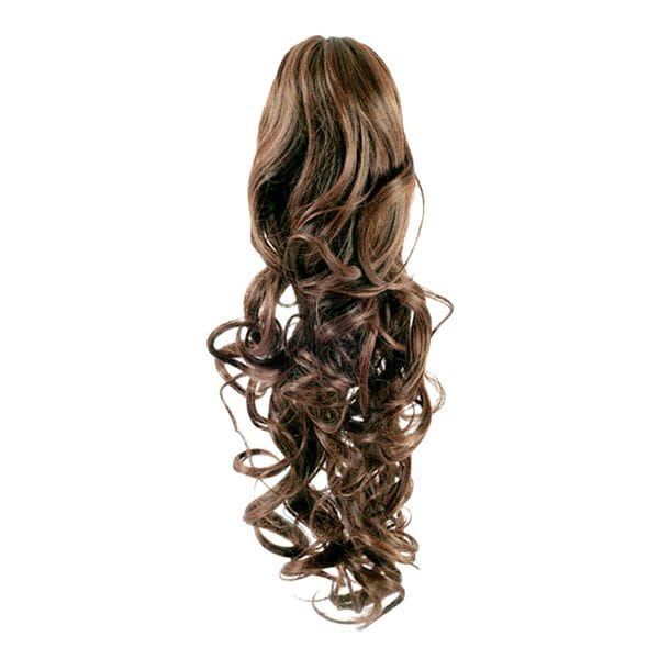 Fashiongirl Clip In Ponytail Hair Extension #6 Light Brown - Curly
