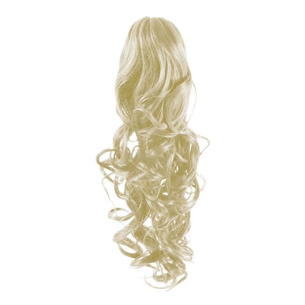 Fashiongirl Clip In Ponytail Hair Extension #60 Platinum Blonde - Curly