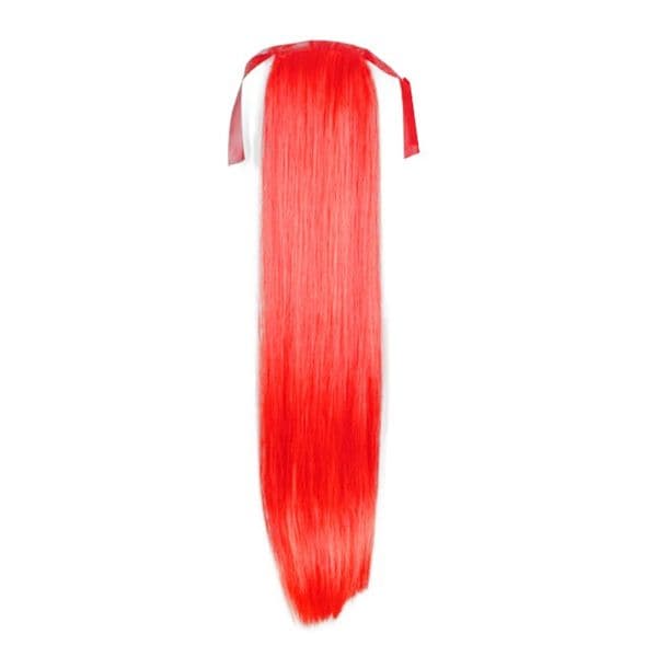 Fashiongirl Clip In Ponytail Hair Extension Fiery Red - Smooth
