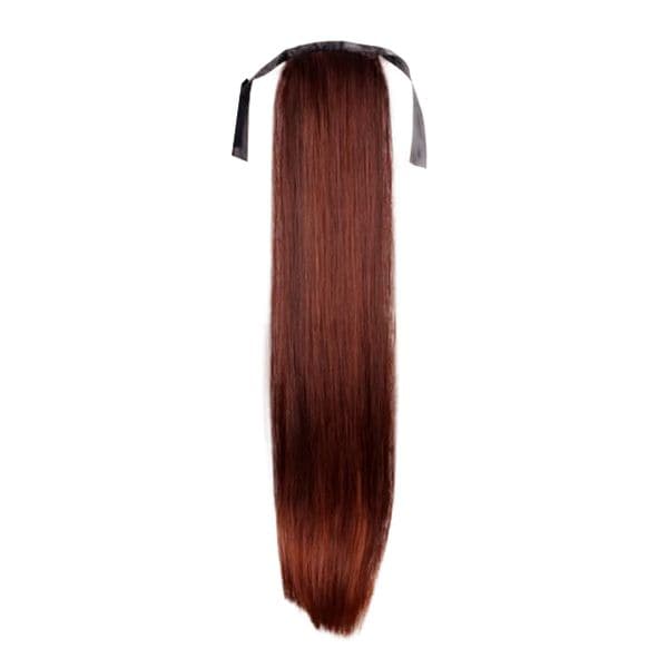 Fashiongirl Clip In Ponytail Hair Extension #33 Reddish Brown - Smooth
