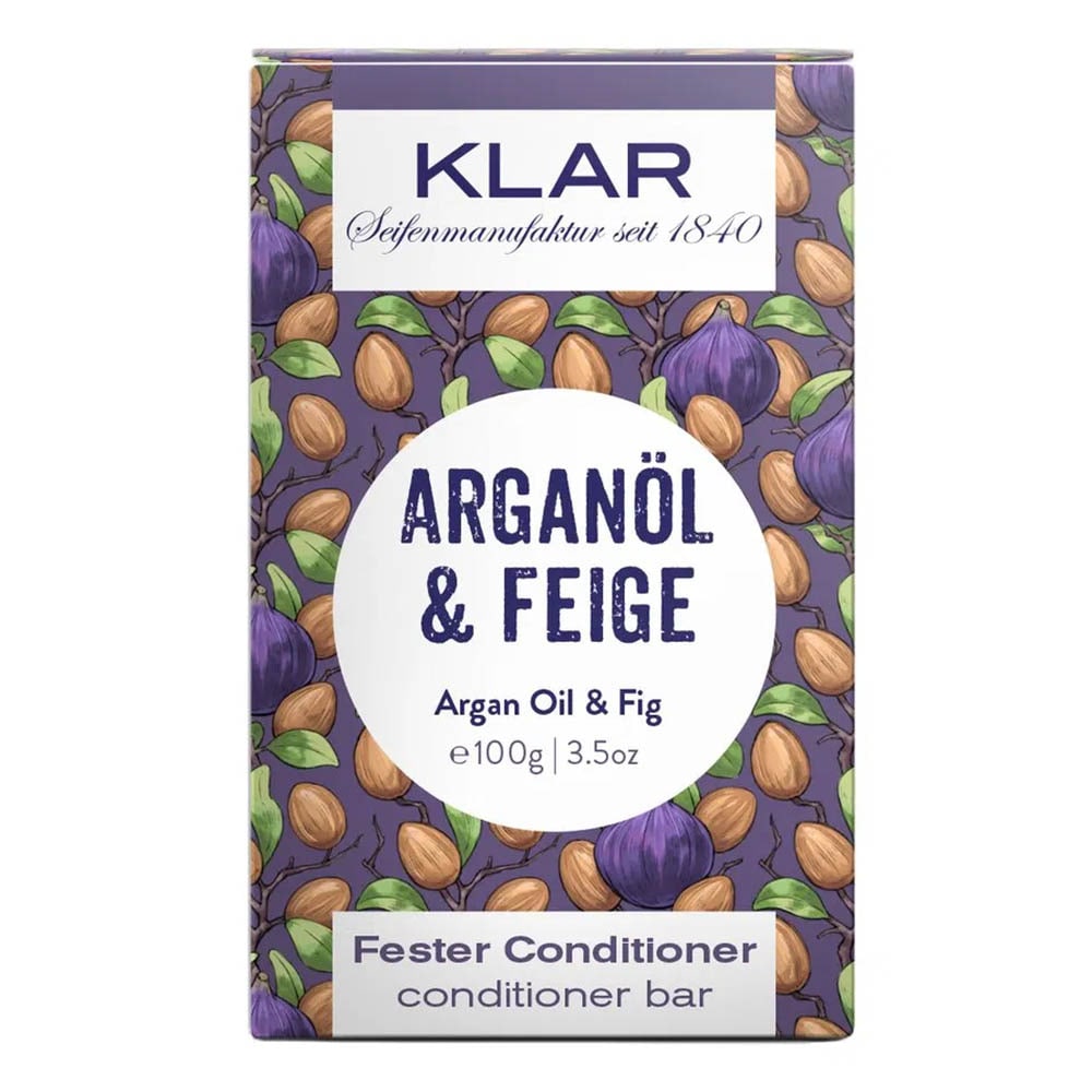 Klar Seifen Solid Conditioner - Argan Oil & Fig 100g