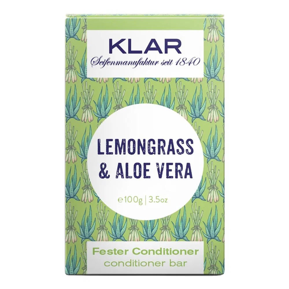 Klar Seifen Solid Conditioner - Lemongrass & Aloe Vera 100g