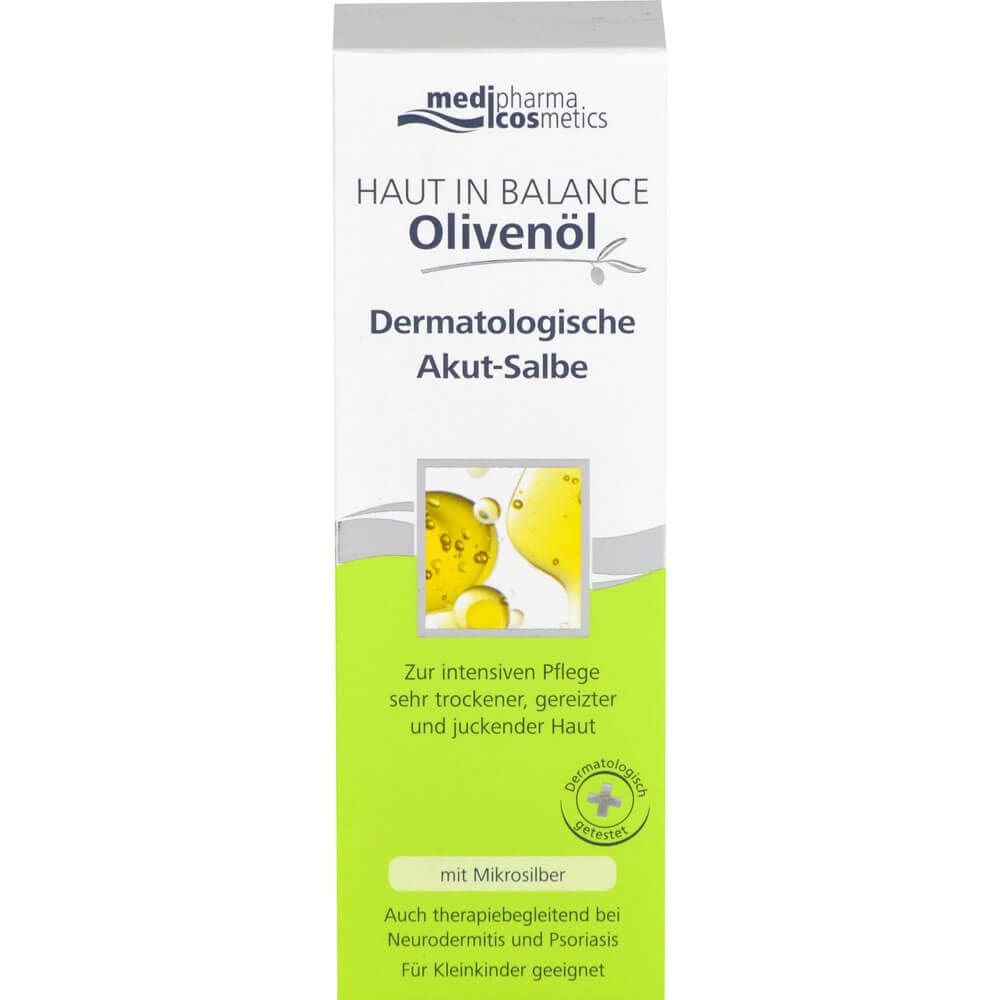 medipharma Cosmetics BALANCE THE SKIN WITH OLIVE Oil Derm.Acute ointment