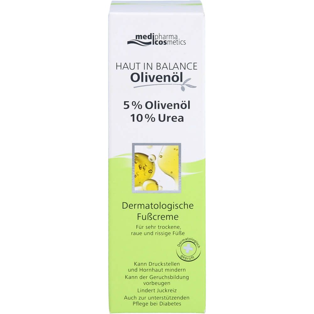 medipharma Cosmetics BALANCE THE SKIN WITH OLIVE oil.5%Olives.10%Urea