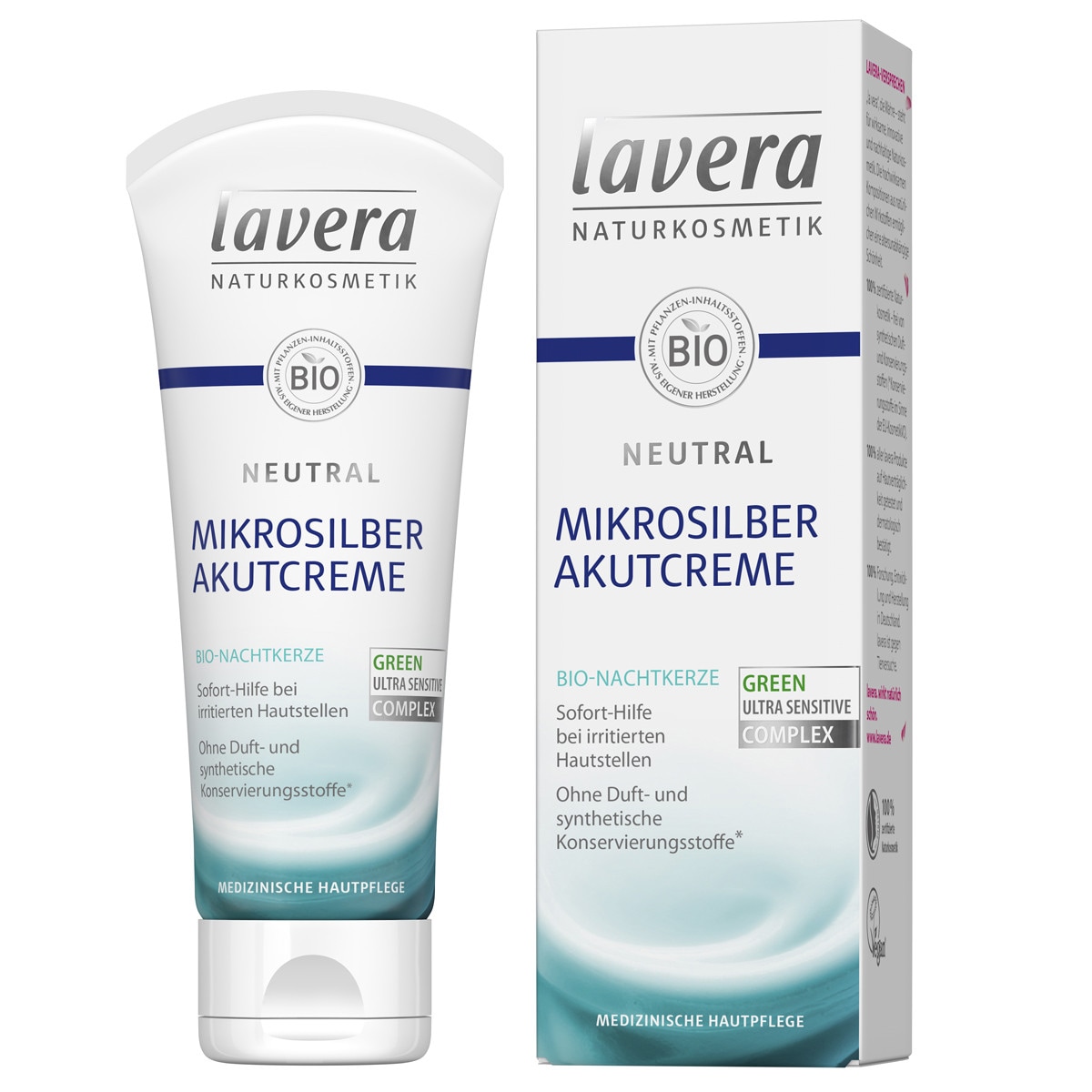 Lavera Neutral Acute cream with microsilver