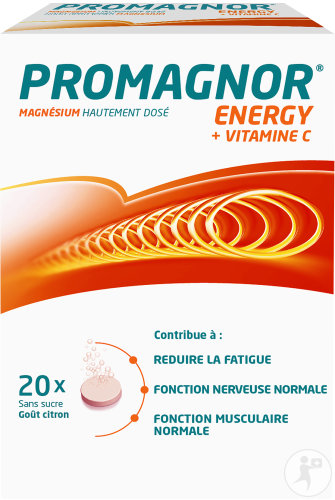 Promagnor High Dose Magnesium Energy + Vitamin C 20 effervescent tablets