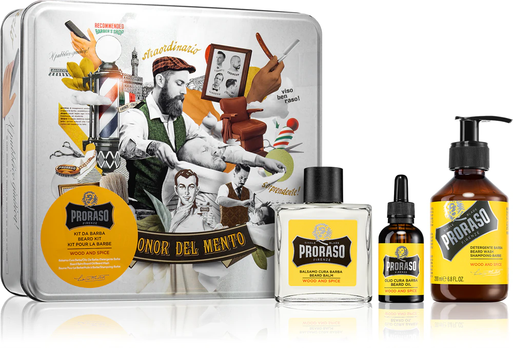 Proraso Set Beard Routine Set for the beard Wood and Spice
