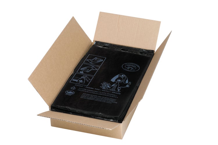 PROREGAL Classic dog waste bags 2000 pieces HxWxD 20 x 33 x 0.01 cm black