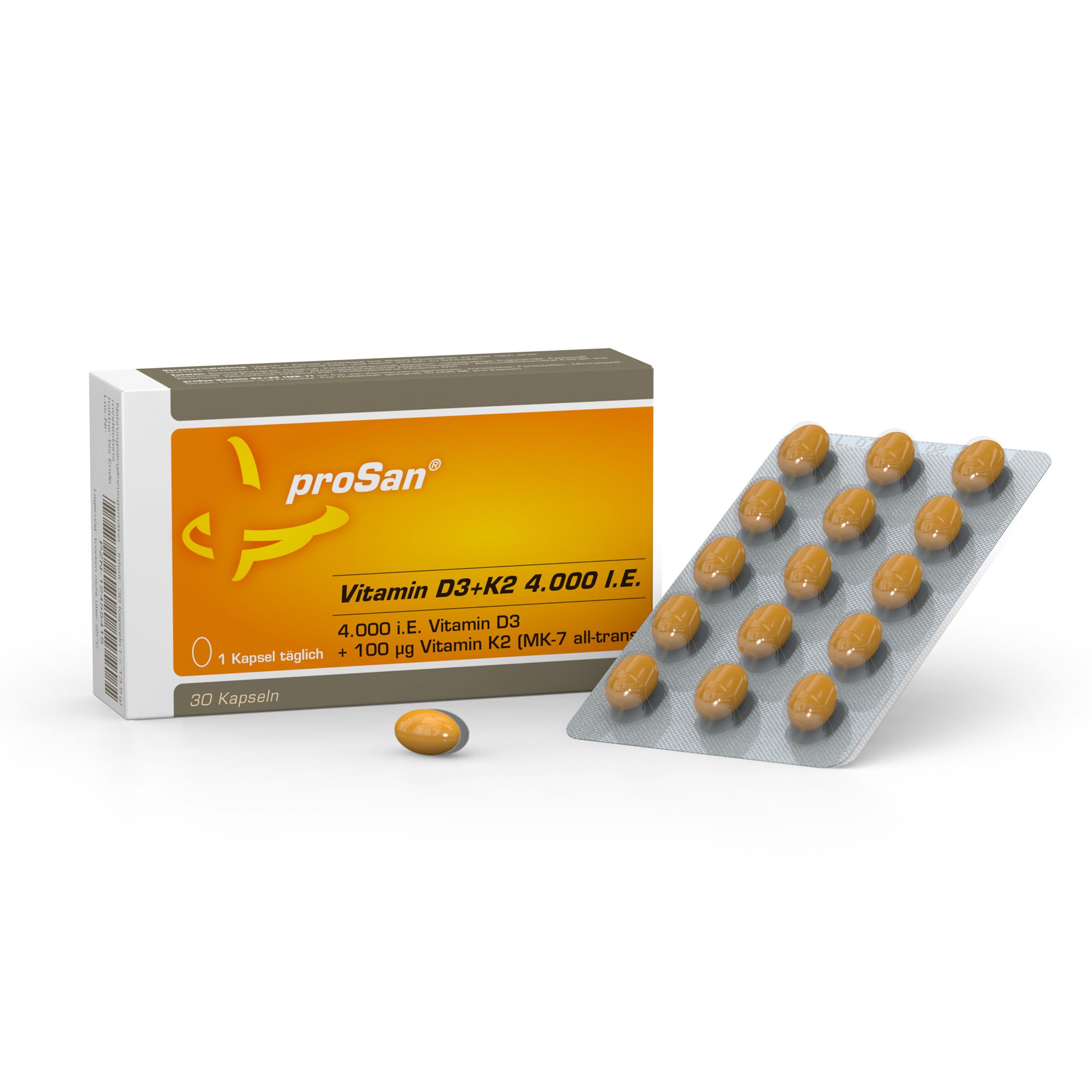 proSan Vitamin D3+K2 4,000 IU