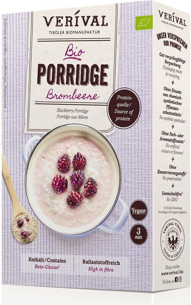 PROTEIN-HAFERMITTEL MIT BROMBEEREN450 g - VERIVAL
