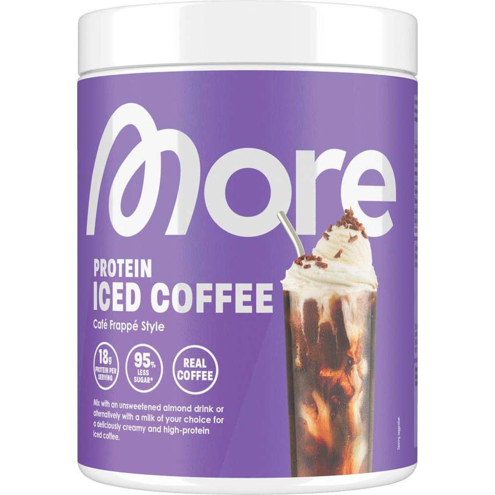 Protein powder, iced coffee