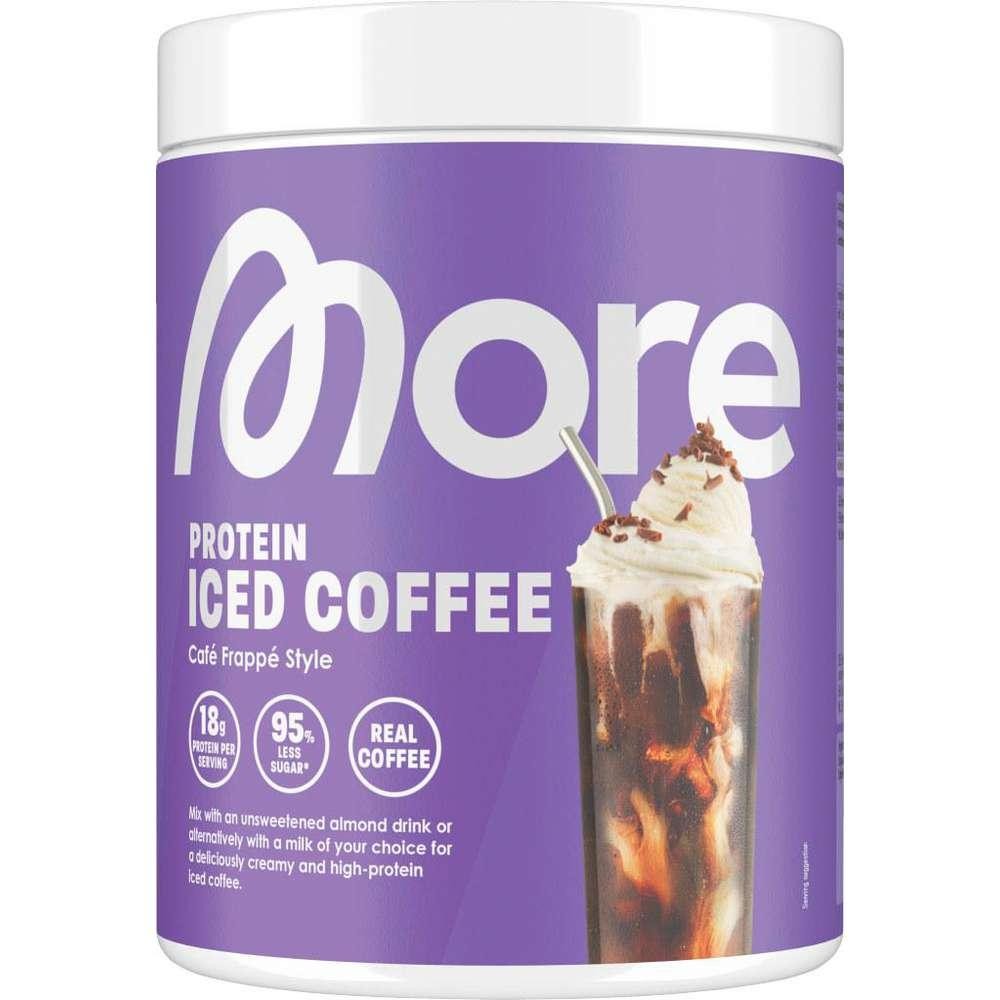 Protein powder, iced coffee