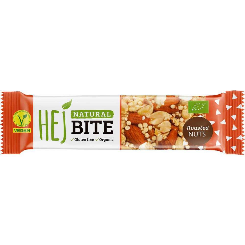 Protein bars, roasted nuts