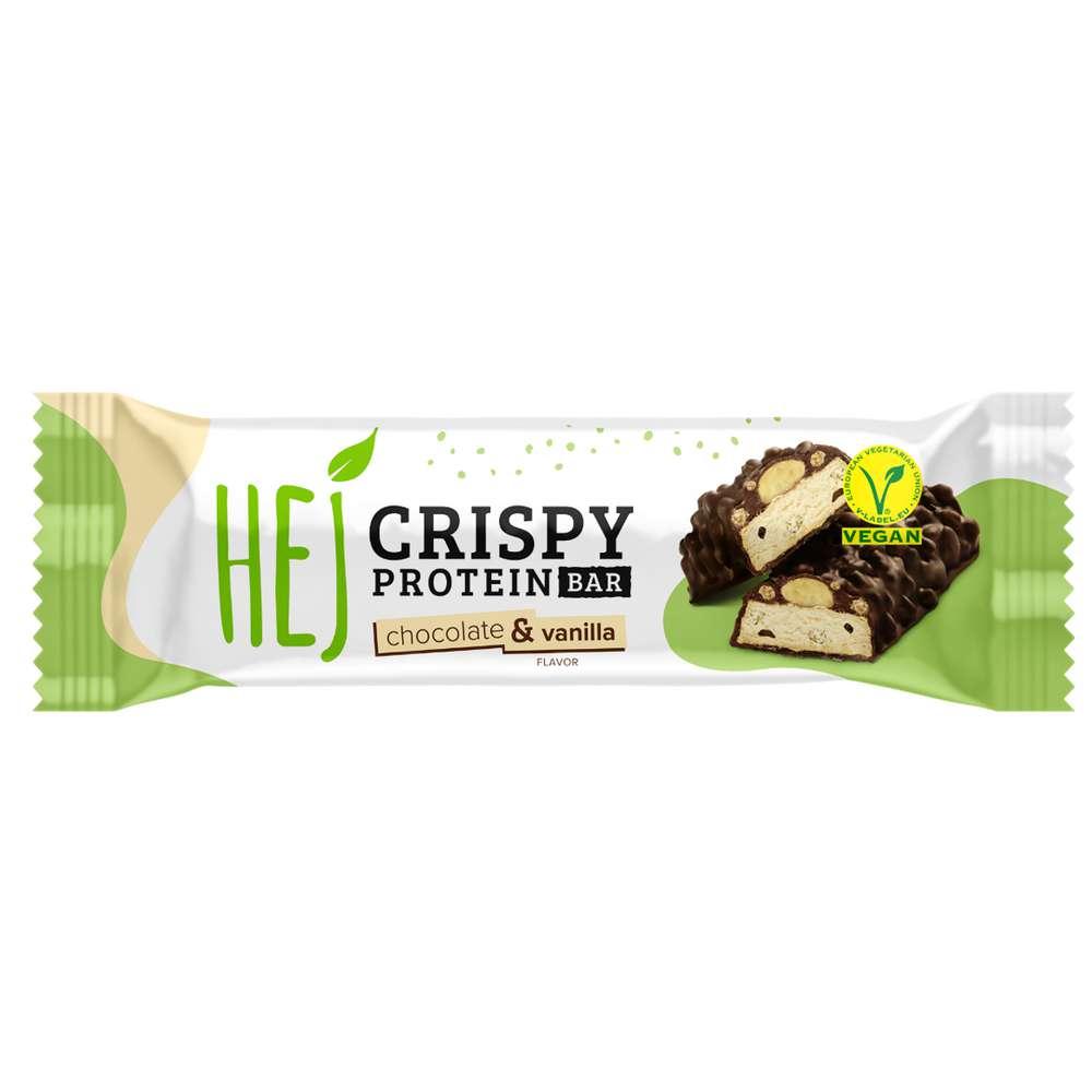 Protein bars, chocolate & vanilla