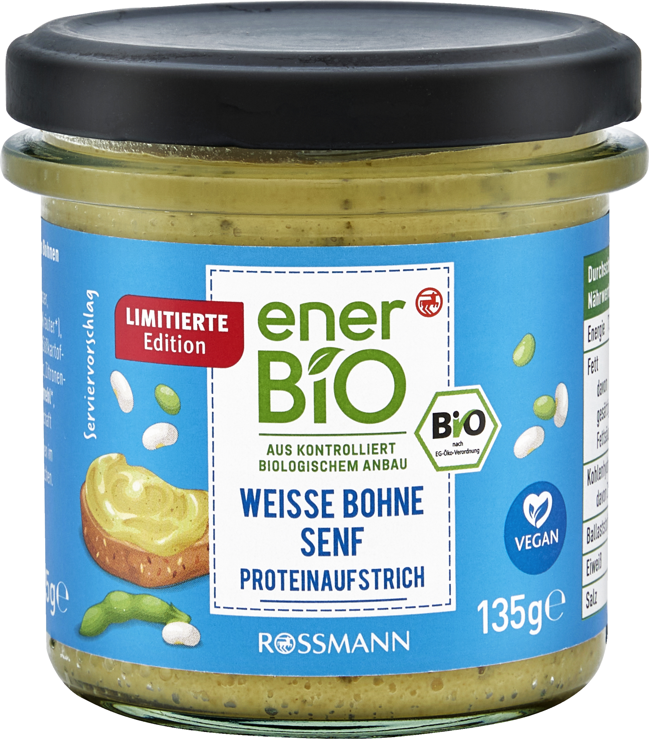 Protein spread white bean & mustard