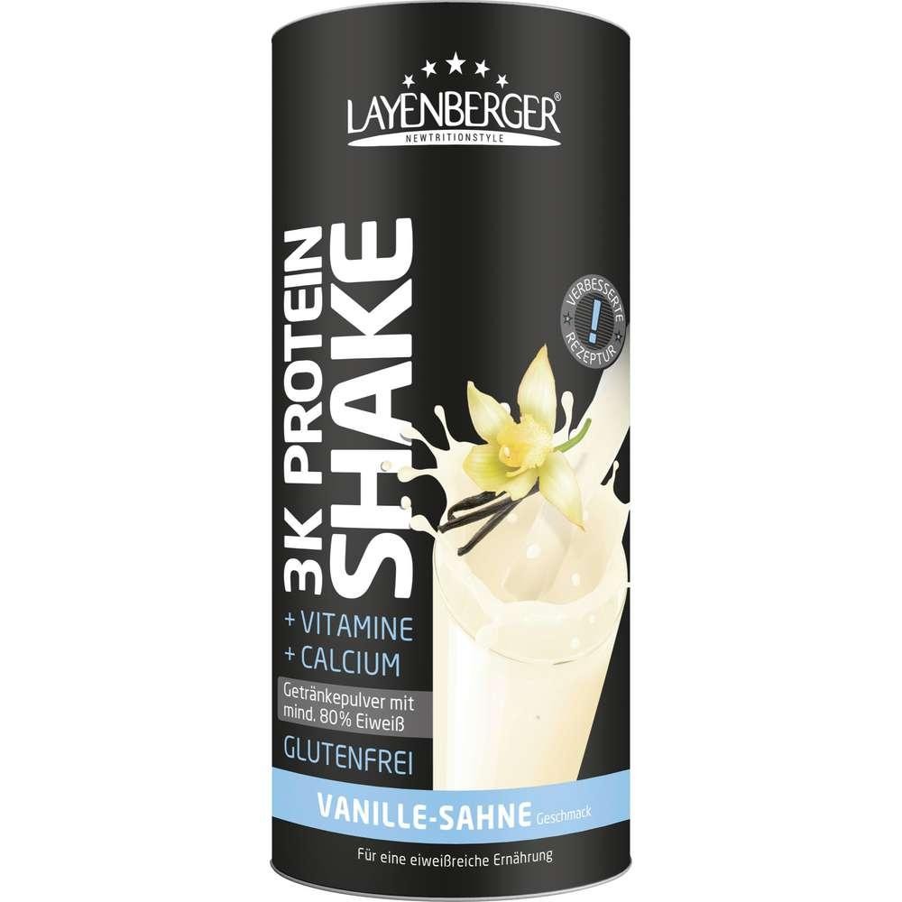 Protein powder 3K protein shake, vanilla cream