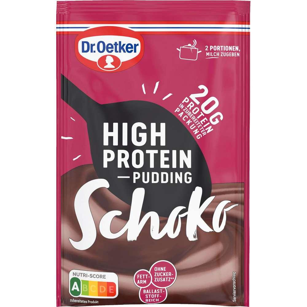 Pudding powder, high protein, chocolate