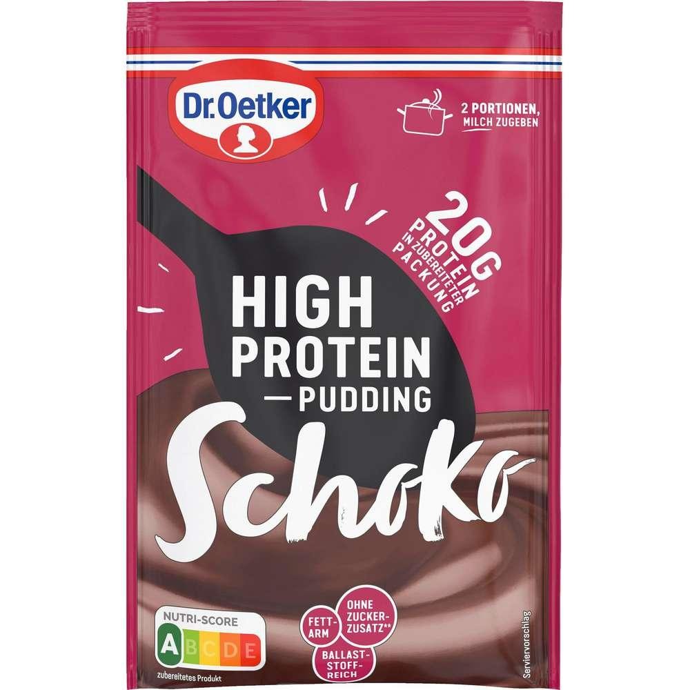 Pudding powder, high protein, chocolate