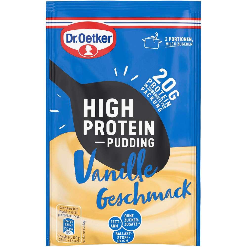 Pudding powder, high protein, vanilla