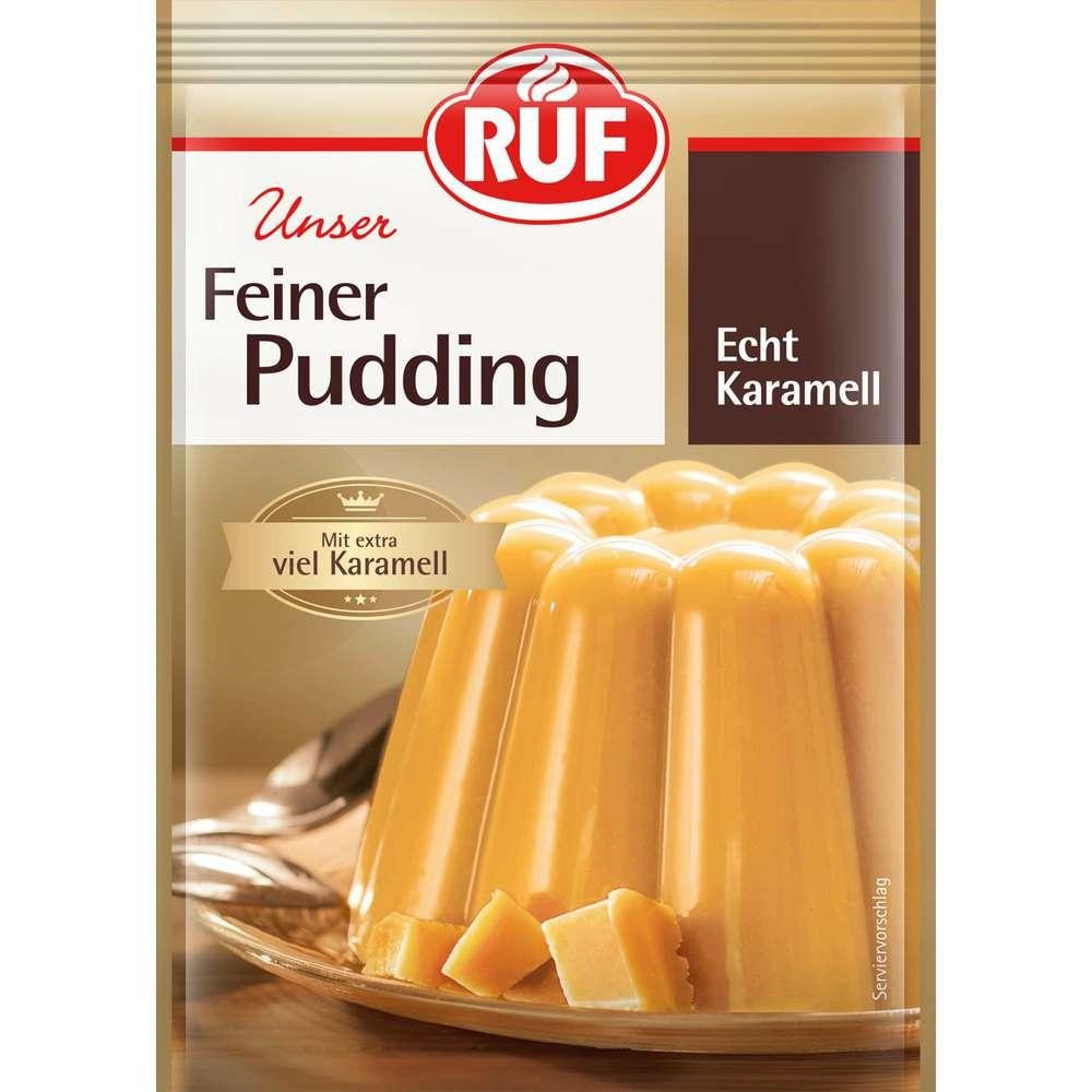 pudding powder, caramel