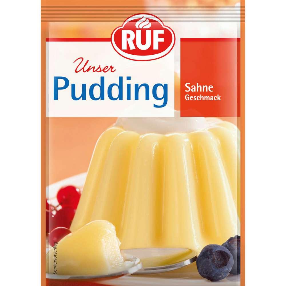 pudding powder, cream