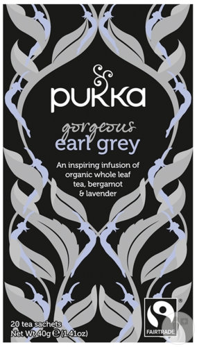 Pukka Herbs Organic Herbal Tea Gorgeous Earl Gray 20 tea bags