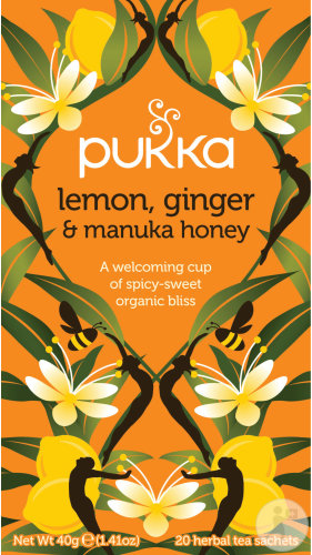 Pukka Lemon Ginger Manuka Honey Organic 20 tea bags