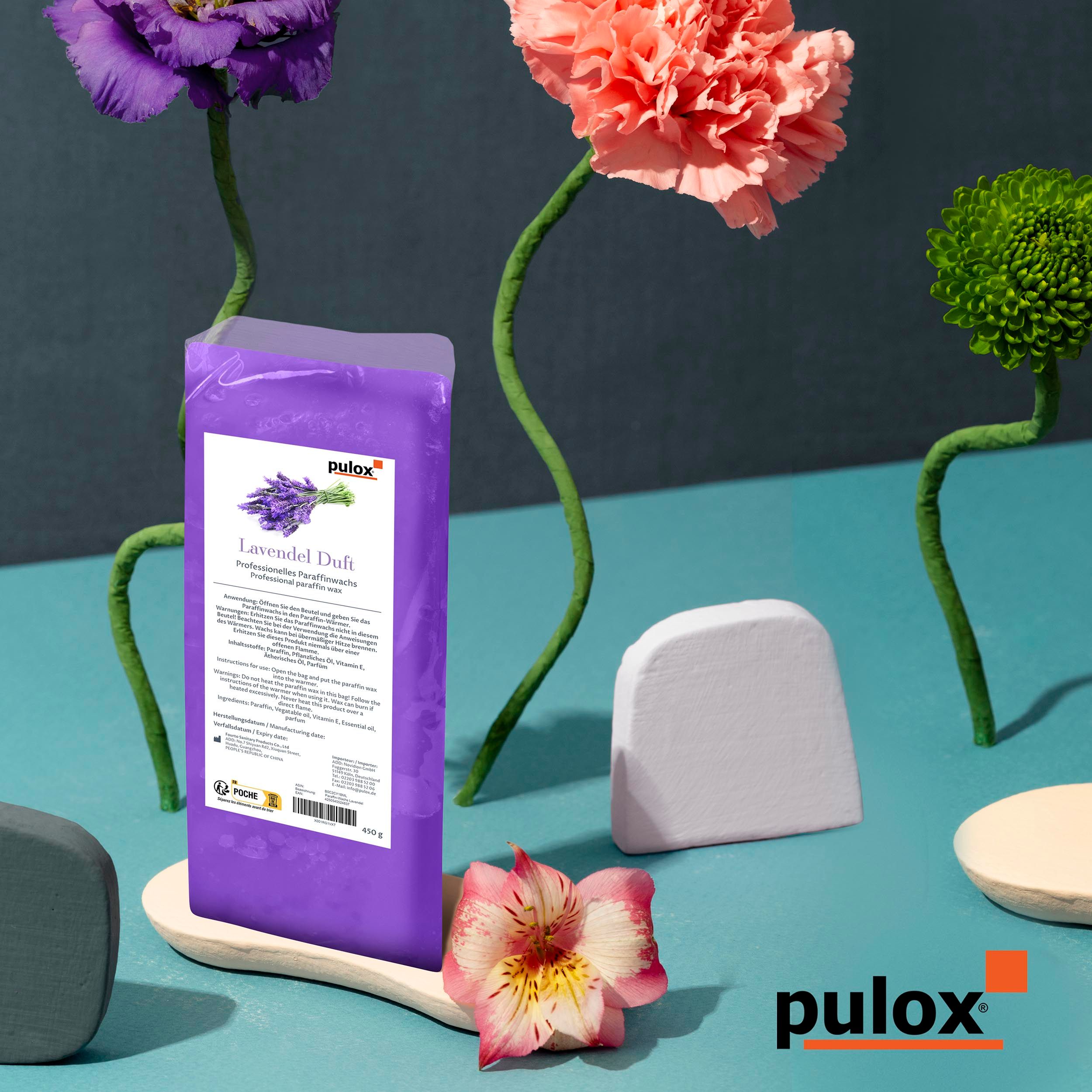 Pulox Paraffin-Wachs - Duft: Lavendel - 450 g - 1 Stk.