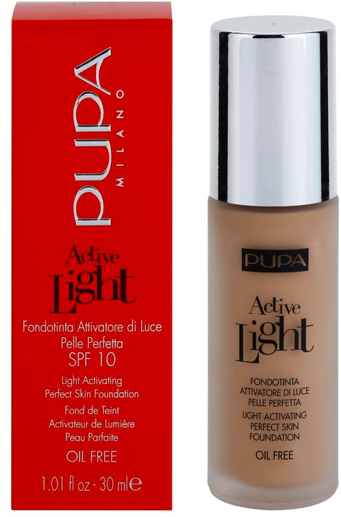 PUPA Milano Active light make-up SPF 10