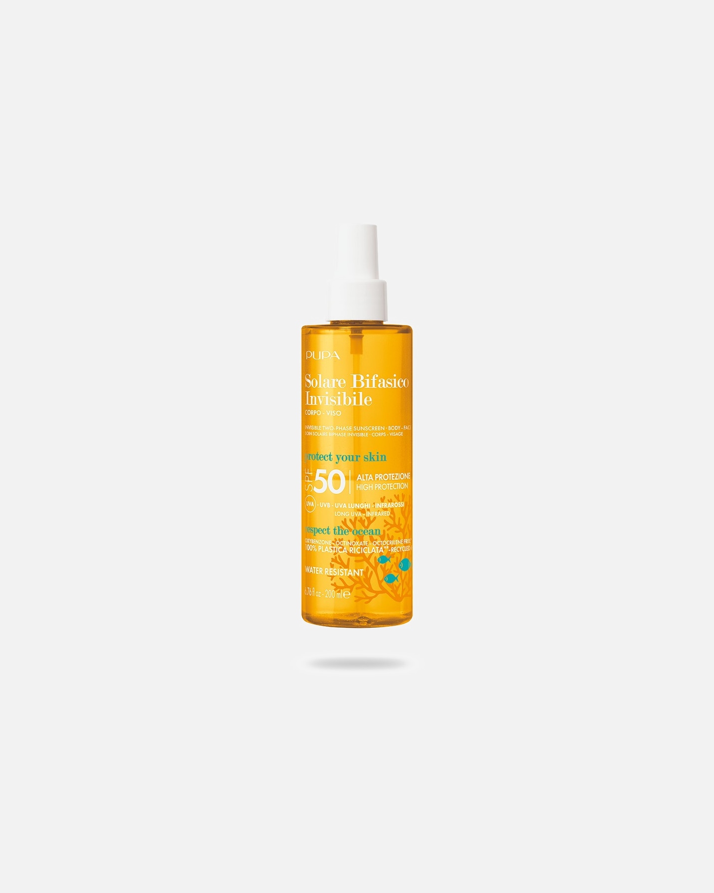 Pupa Sunscreen Solare Bifasico Invisible Spray SPF50